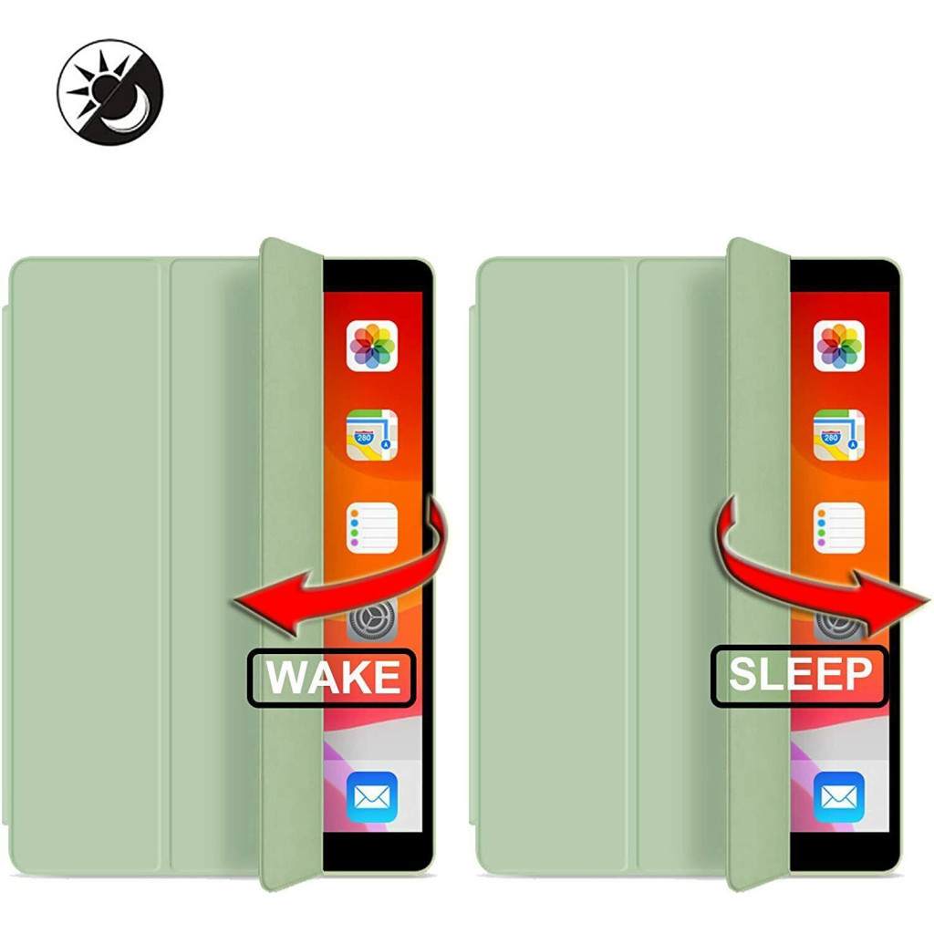Чохол до планшета BeCover Tri Fold Hard TPU Apple iPad Air 11" M2/M3 (2024/2025) Green (711402) - зображення 5