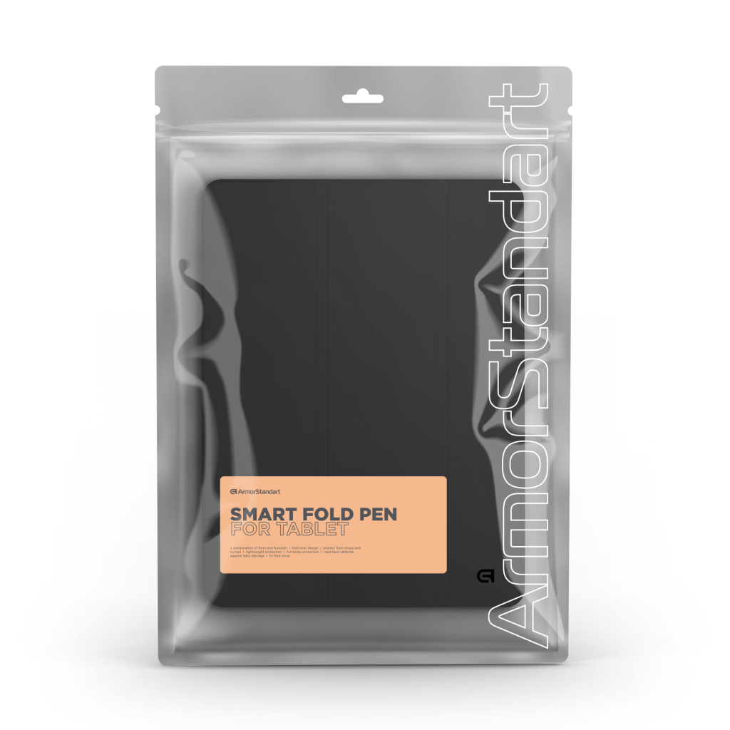 Чохол до планшета Armorstandart Smart Fold Pen Xiaomi Redmi Pad Pro / Poco Pad Black (ARM81430) - зображення 8