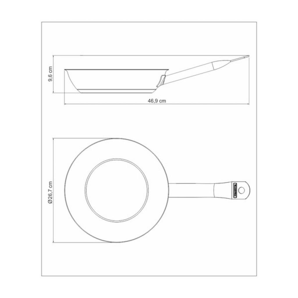 Сковорода Tramontina Professional глибока 26 см (62637/260) - зображення 2