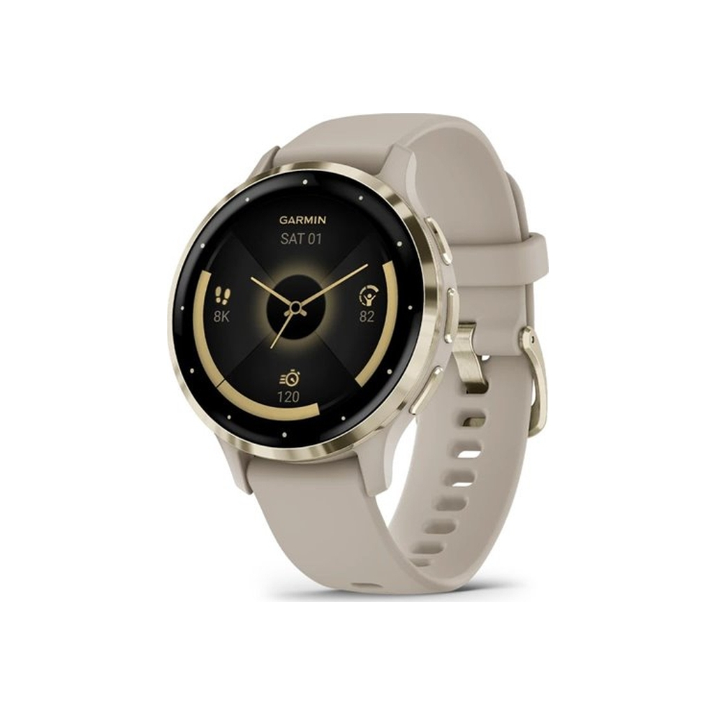 Смарт-годинник Garmin Venu 3S, French Gray + Soft Gold, GPS (010-02785-02/010-02785-52) - зображення 1