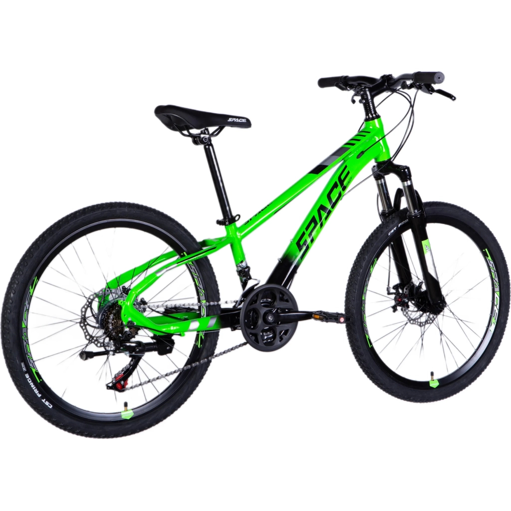 Велосипед Space 26" Mercury AM DD рама-13" Al зелено-чорний 2025 (OPS-SP-26-042) - зображення 3