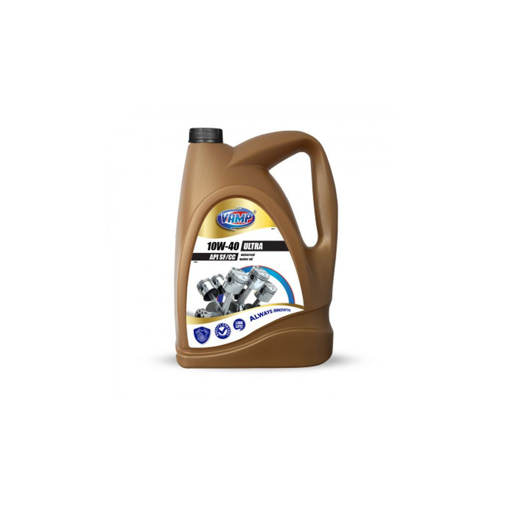 Моторна олива ВАМП 10W40 ULTRA SF/СС кан. 5л/4,5кг (6601) - изображение 1