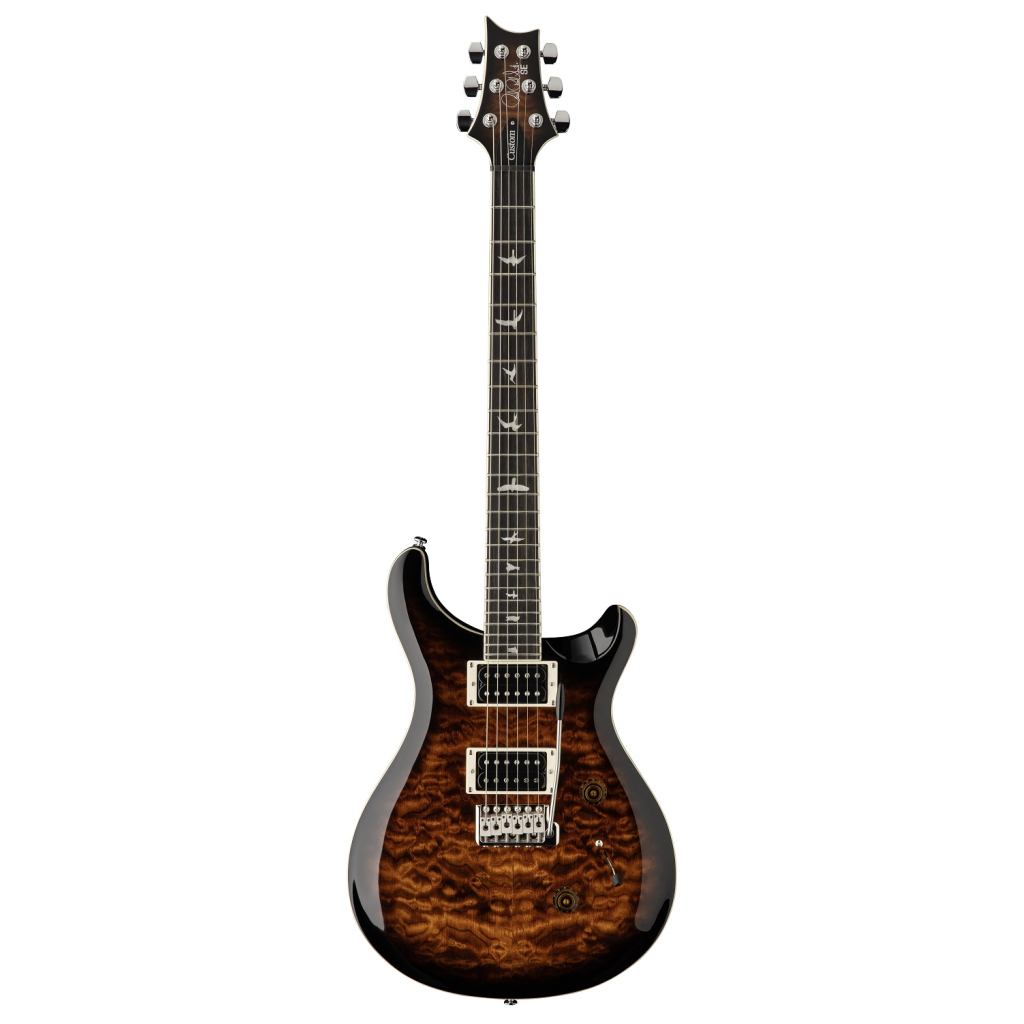 Електрогітара PRS SE Custom 24 Quilt Black Gold Burst - зображення 1