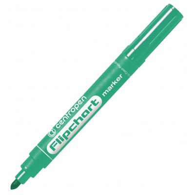 Маркер Centropen Flipchart 8550 2,5 мм, round tip, green (8550/04) - зображення 1