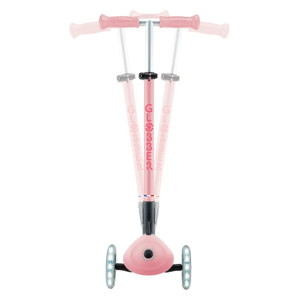 Самокат Globber серії Elite Lights пастельно-рожевий Колеса з підсвічуванням (439-710-3) - зображення 7