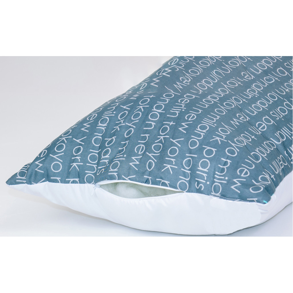 Ковдра MirSon Набір Tencel Зима №3698 Print Line Mabel + подушка середня 172х205+50х70 (2200004848310) - зображення 8