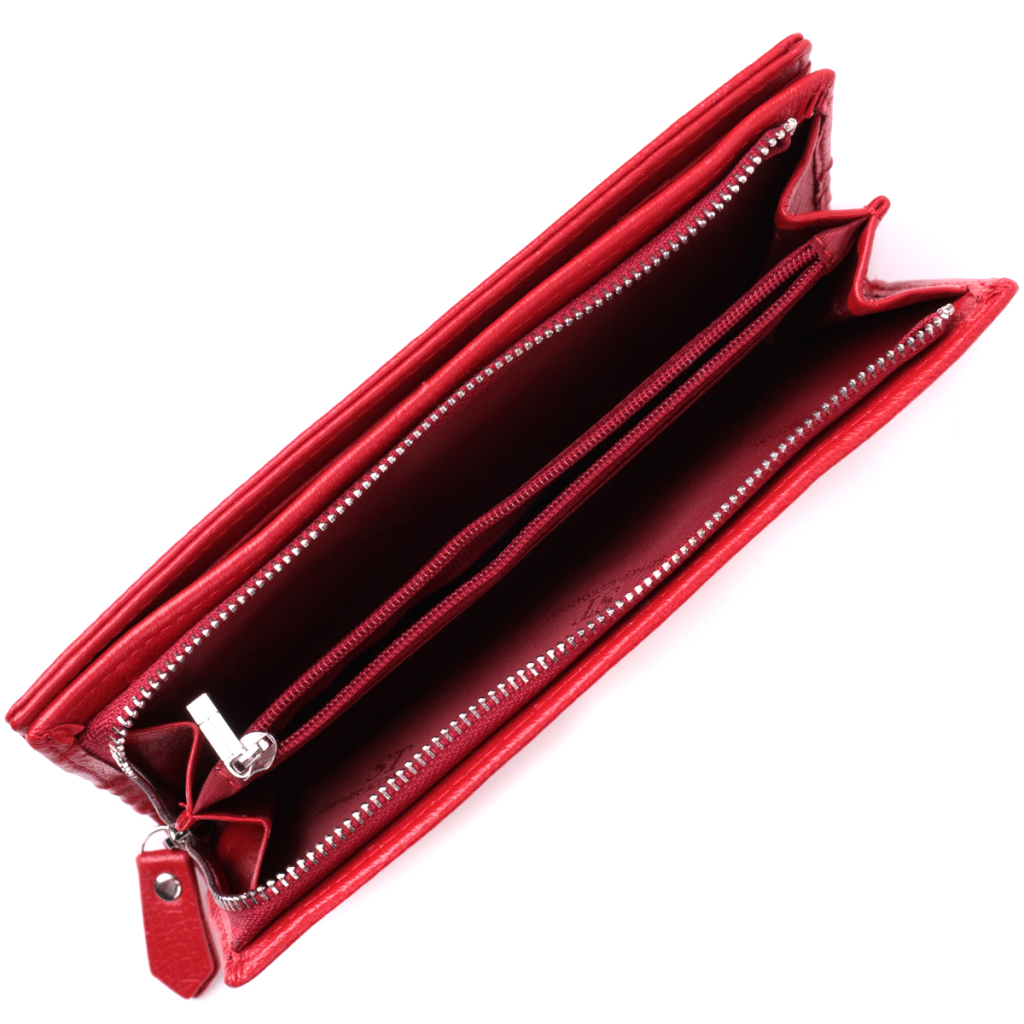 Гаманець ST Leather З натуральної шкіри Червоний (22533) - зображення 6