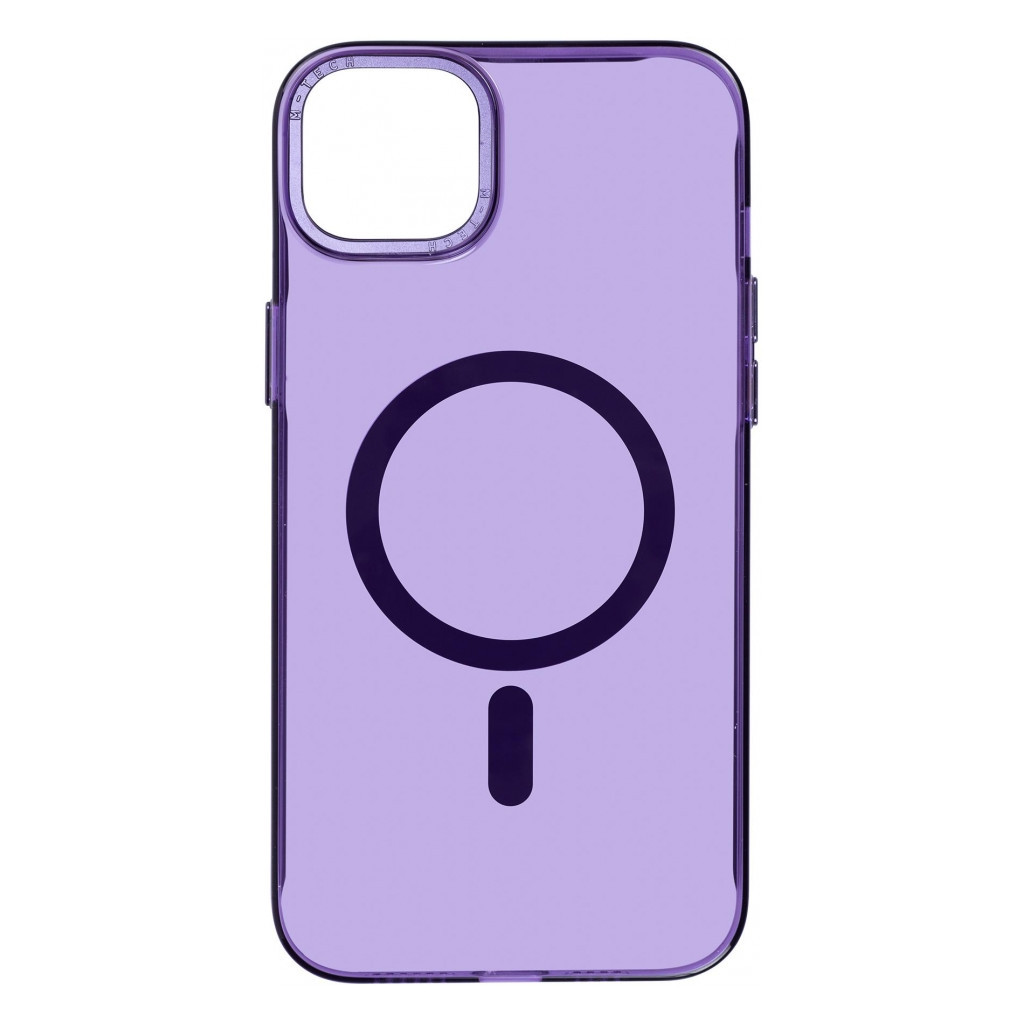 Чохол до мобільного телефона Armorstandart Y23 MagSafe Apple iPhone 15 Transparent Purple (ARM68567) - зображення 1