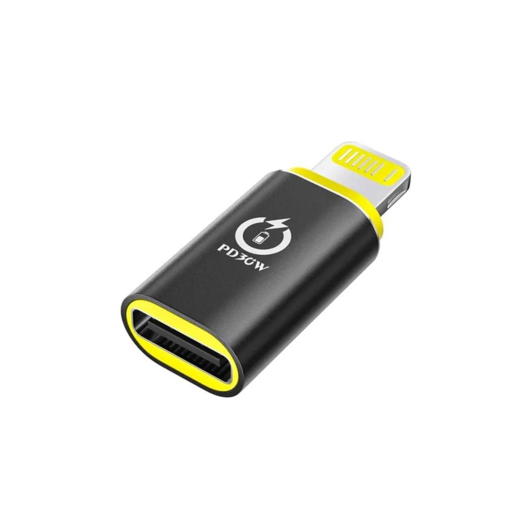 Перехідник USB-C F to Lightning M 30W black XoKo (AC-033) - изображение 1