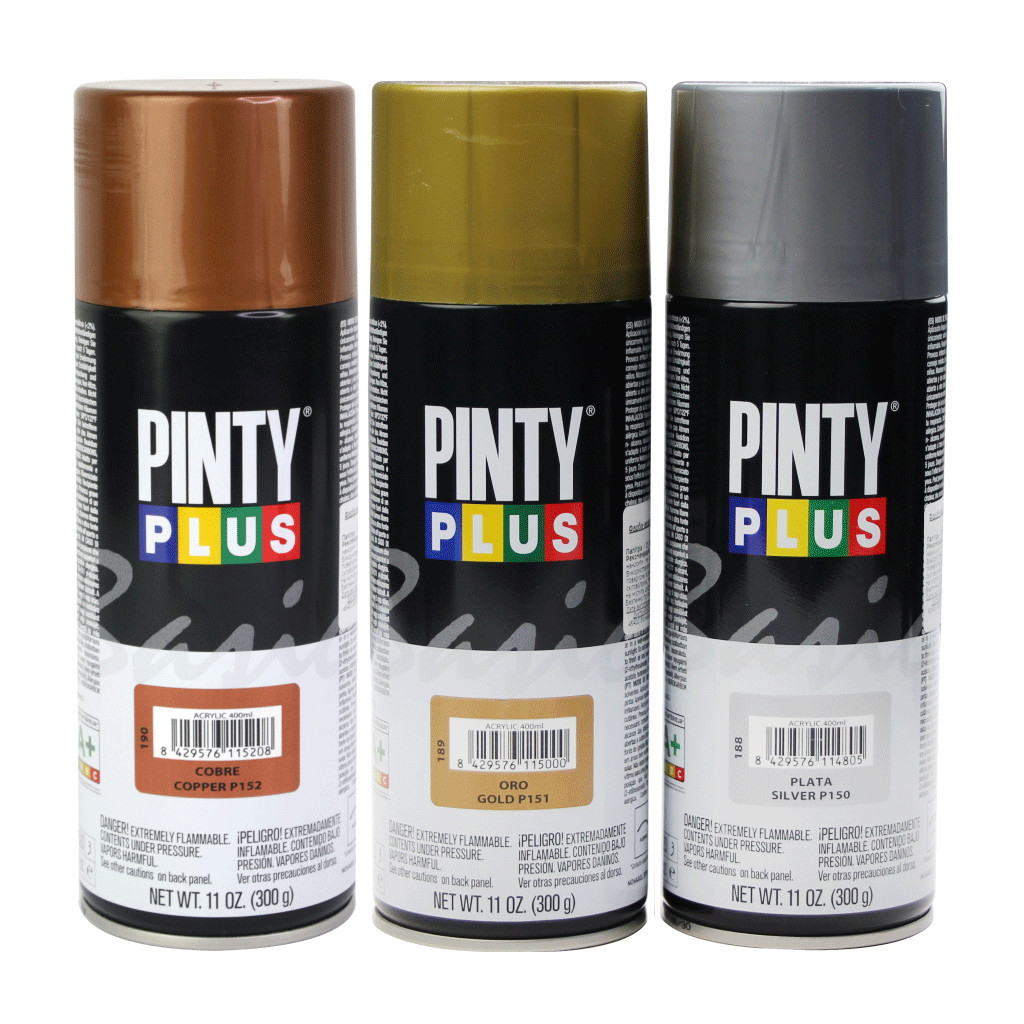 Фарба-аерозоль Pintyplus на алкідній основі BASIC Ral P151, Золото, 400 мл (8429576115000) - зображення 2