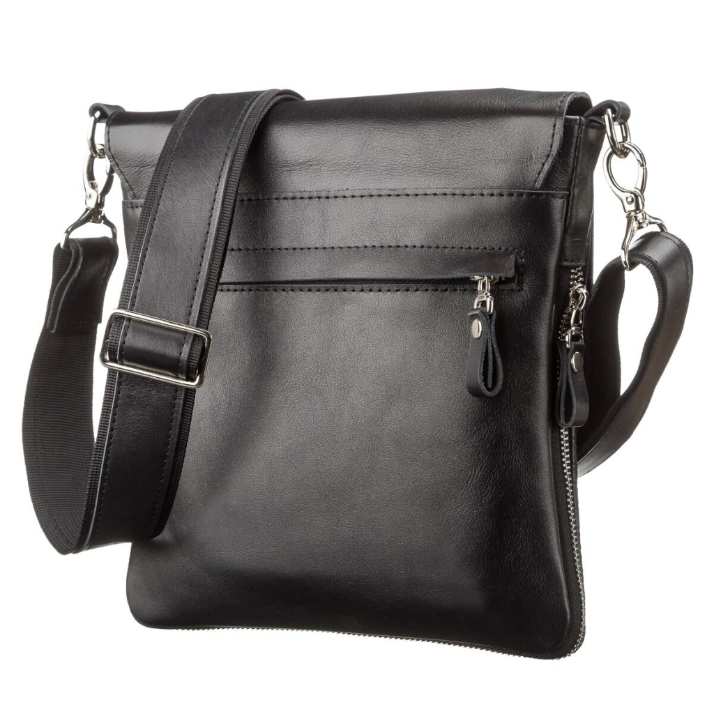 Сумка Shvigel З натуральної шкіри Чорна (11124) - зображення 2