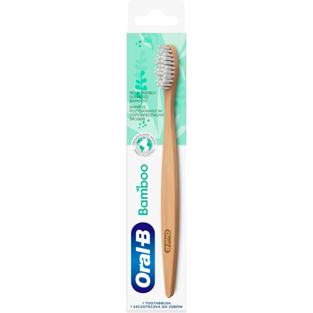 Зубна щітка Oral-B Bamboo Середньої жорсткості (3014260106546) - зображення 1