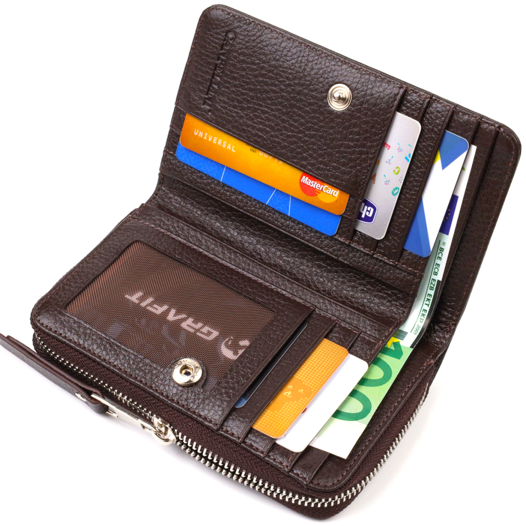 Портмоне Canpellini З натуральної шкіри Коричневе (21910) - зображення 5