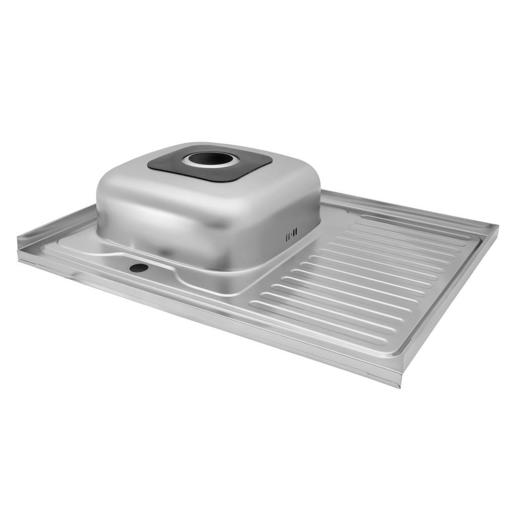 Мийка кухонна Kroner Dekor-6080L 06160 (CV022814) - зображення 5