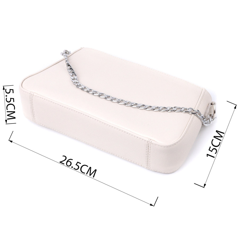 Сумка Shvigel З натуральної шкіри Бежева (22835) - зображення 3