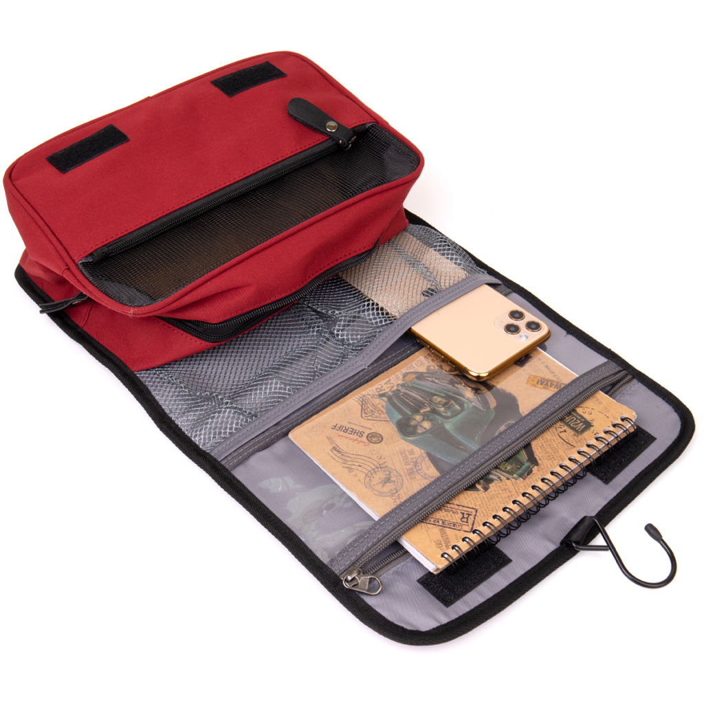 Несесер Vintage Текстильна органайзер Малинова (20658) - зображення 8