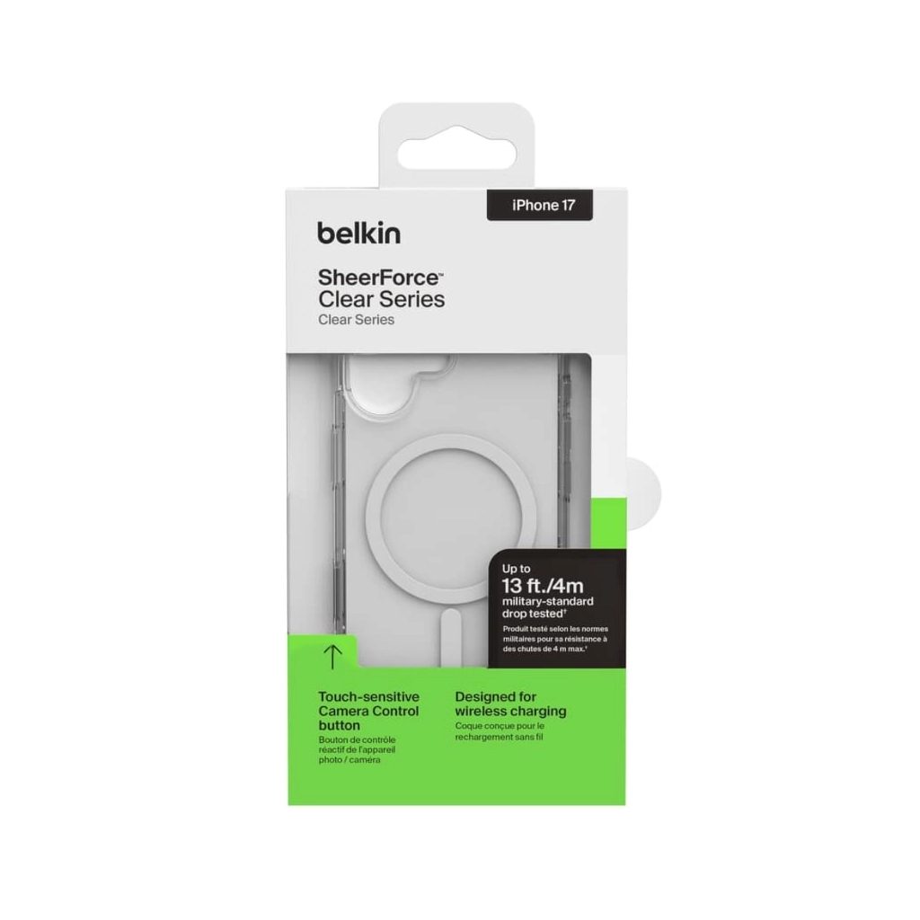 Чохол до мобільного телефона Belkin Magnetic Protective Clear iPhone 17 (MSA030HQCL) - зображення 3