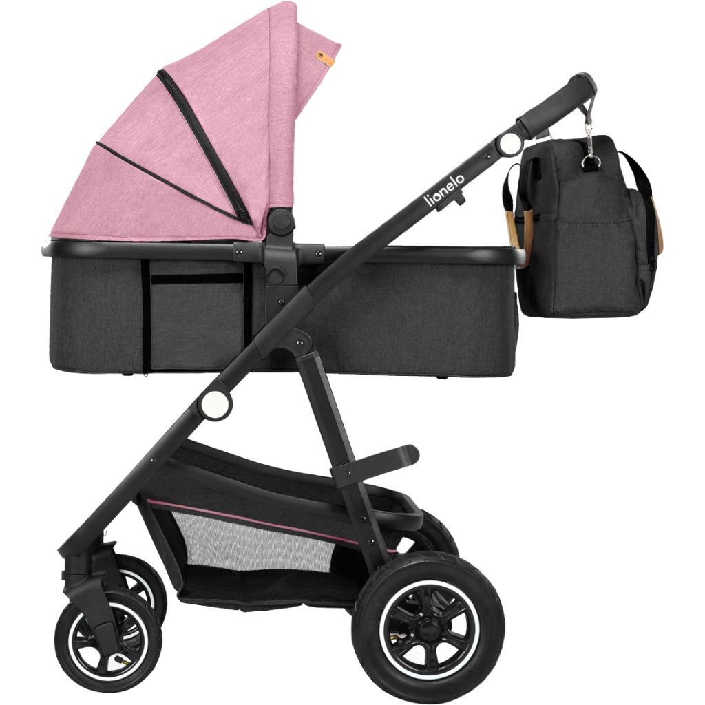 Коляска Lionelo 2 в 1 Amber Pink Rose (LO-AMBER PINK ROSE (2in1)) - зображення 1