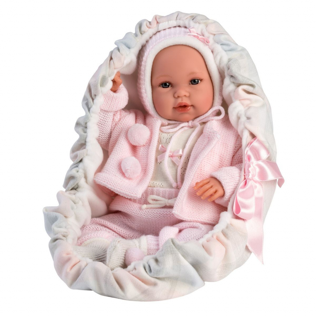 Пупс Llorens Baby con portabebes, 36 см (63640) - зображення 1