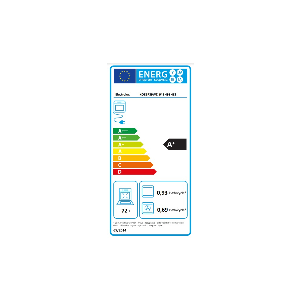 Духова шафа Electrolux KOEBP39WZ - зображення 9
