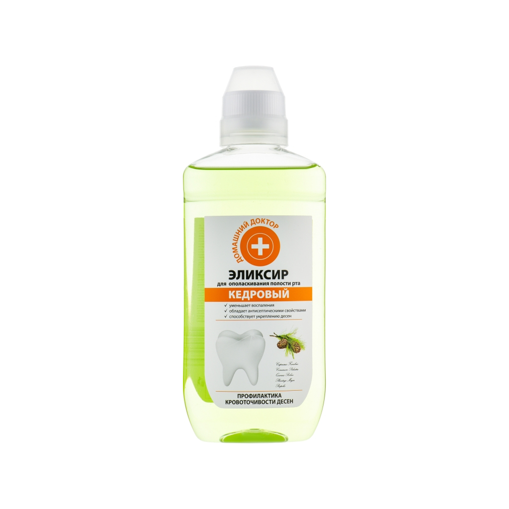 Ополіскувач для порожнини рота Домашній Доктор Кедровий 300 мл (4823015927393) - зображення 1