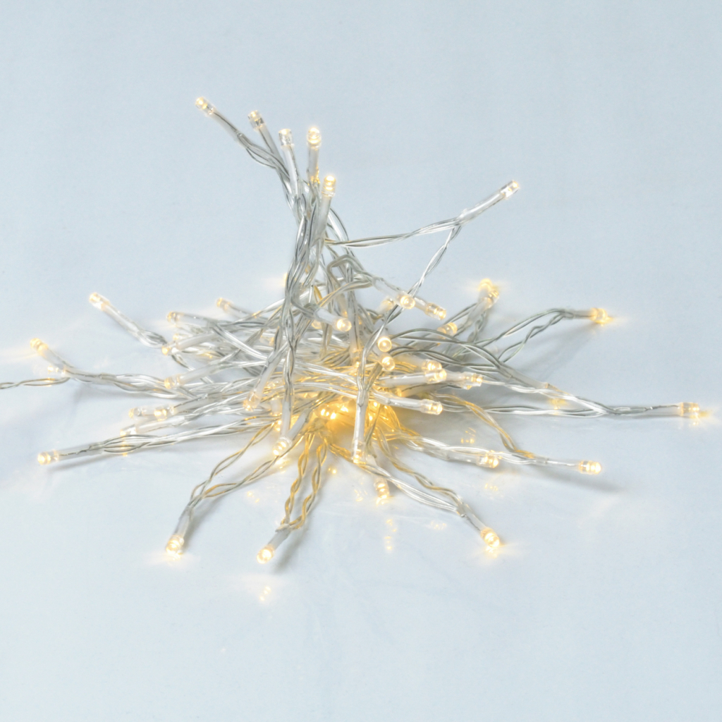 Гірлянда YES! Fun Нитка 70 LED Тепло-біла 4.9 м Статична На батарейках (975059) - зображення 1