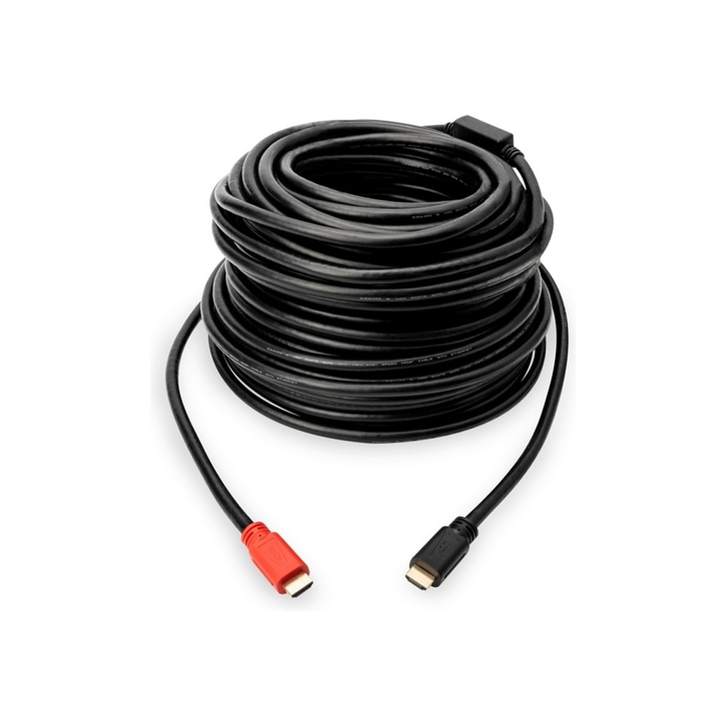 Кабель мультимедійний HDMI to HDMI 30.0m Amplifier Digitus (AK-330118-300-S) - зображення 3