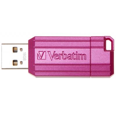 USB флеш накопичувач Verbatim 16GB Store 'n' Go PinStripe Pink USB 2.0 (49067) - зображення 2