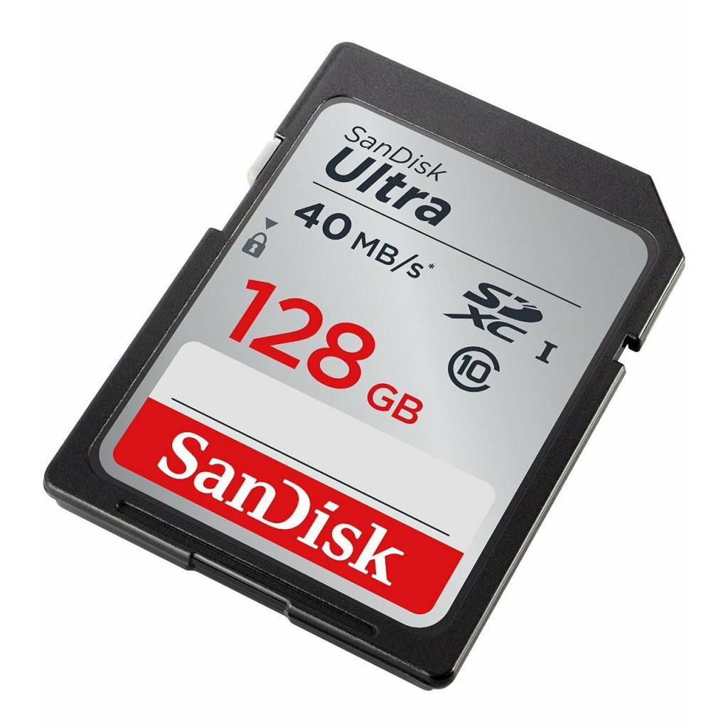Карта пам'яті SanDisk 128GB SDXC class 10 UHS-I Ultra (SDSDUN4-128G-GN6IN) - зображення 3
