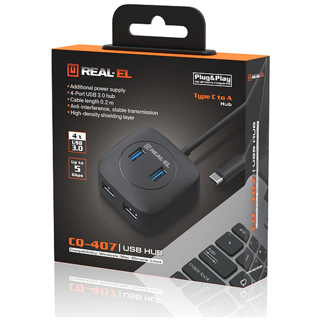 Концентратор REAL-EL CQ-407 black (EL123110011) - изображение 9