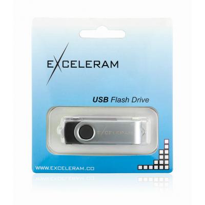 USB флеш накопичувач eXceleram 8GB P1 Series Silver/Black USB 2.0 (EXP1U2SIB08) - зображення 8