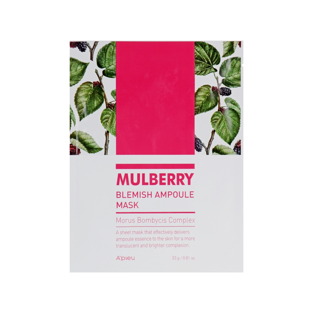 Маска для обличчя A'pieu Mulberry Blemish Ampoule Mask 23 г (8809643511636) - зображення 1