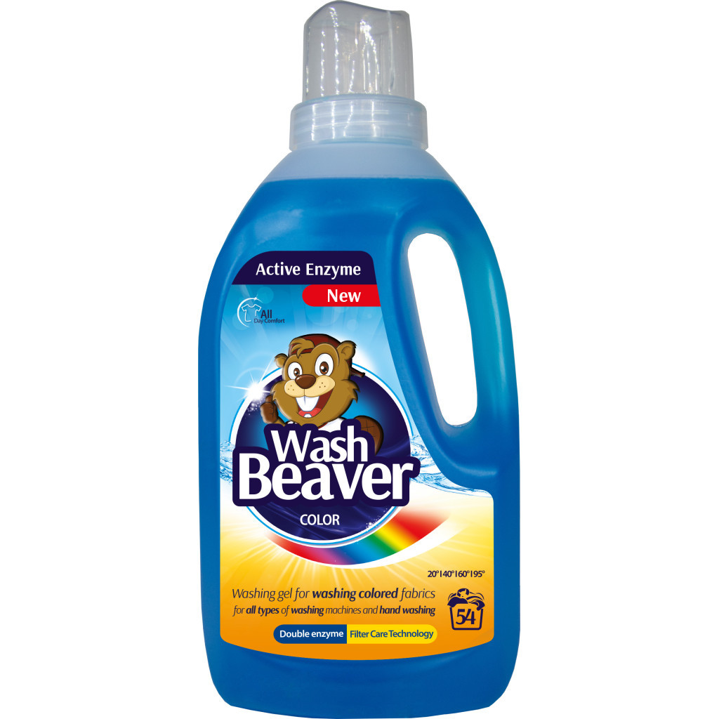 Гель для прання Wash Beaver Color 1.62 л (4820203060764) - зображення 1