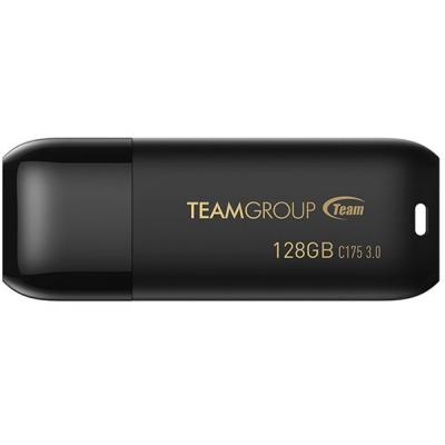 USB флеш накопичувач Team 128GB C175 Pearl Black USB 3.1 (TC1753128GB01) - зображення 1