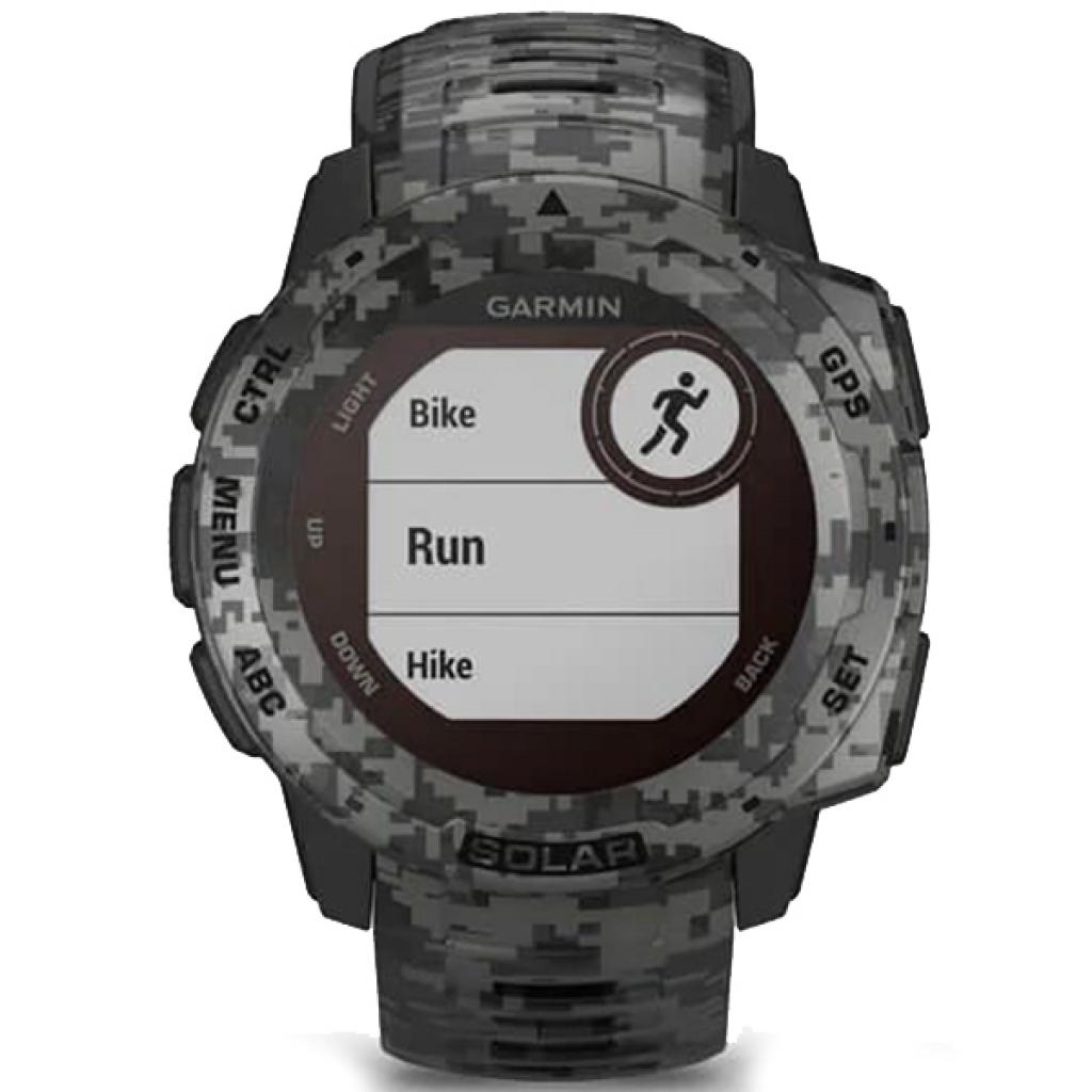 Смарт-годинник Garmin Instinct Solar, Camo Edition, Graphite Camo (010-02293-05) - зображення 7