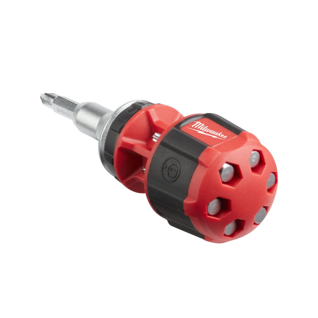 Набір викруток Milwaukee з тріскачкою коротка 8 в 1 (4932471868) - зображення 4