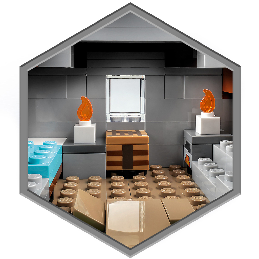 Конструктор LEGO Minecraft Покинуте село 422 деталей (21190) - зображення 7