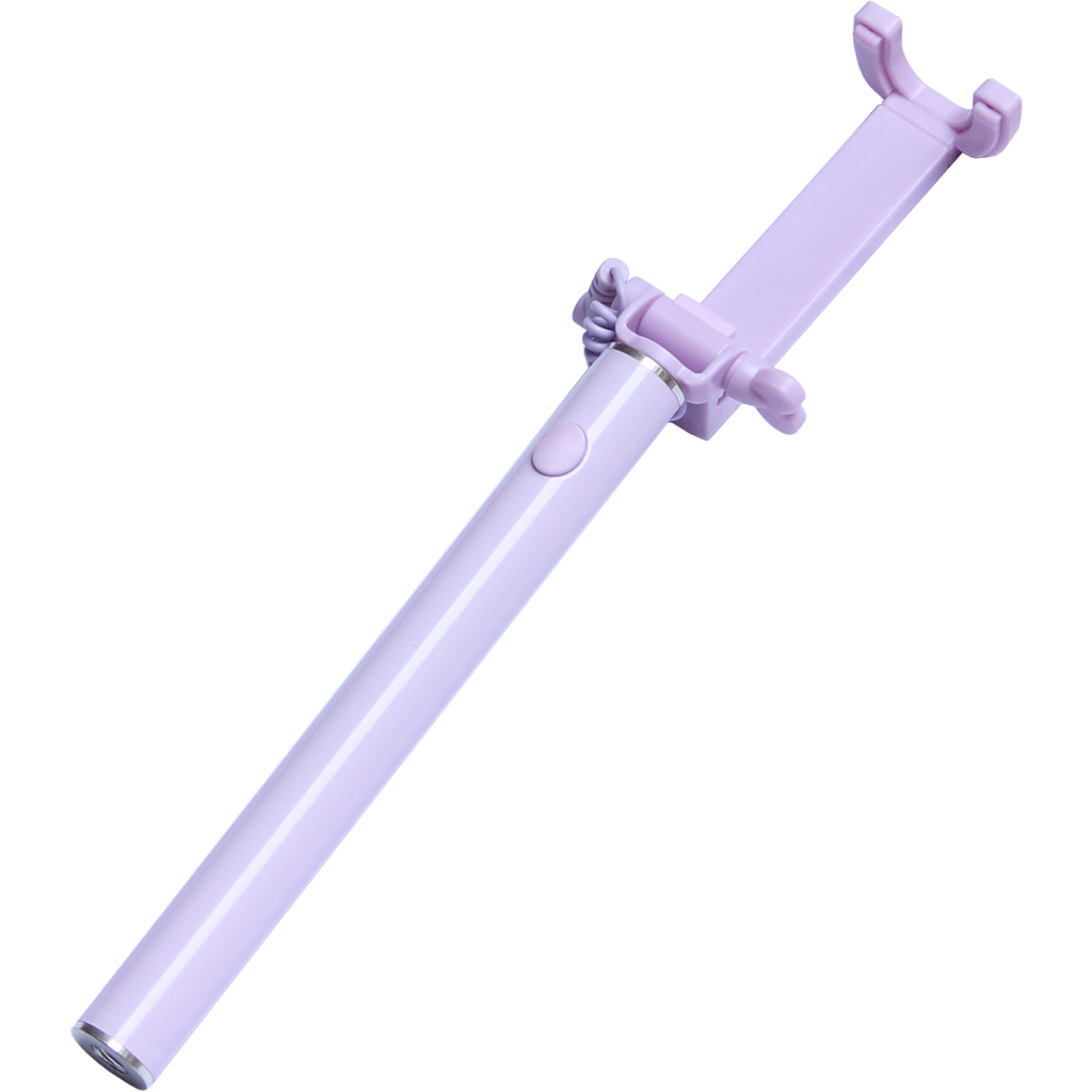 Монопод для селфі Grand-X Elegant 3,5 U-кріплення, бузковий (E3UPR) - изображение 1