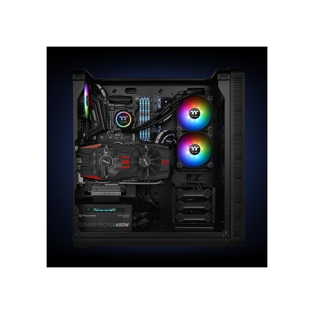 Система рідинного охолодження ThermalTake Water 3.0 240 ARGB Sync (CL-W233-PL12SW-A) - зображення 11