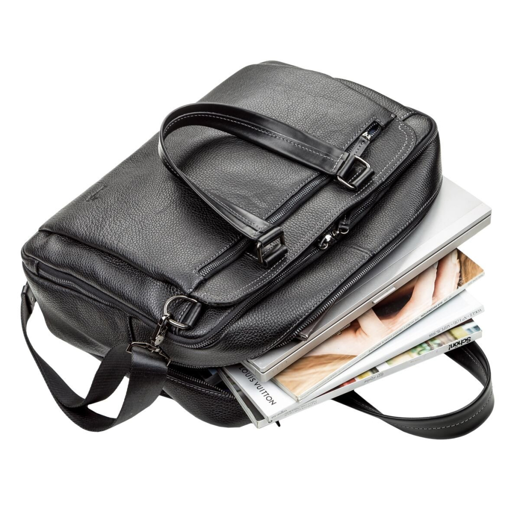 Сумка Shvigel Шкіряна Чорна (11123) - зображення 5