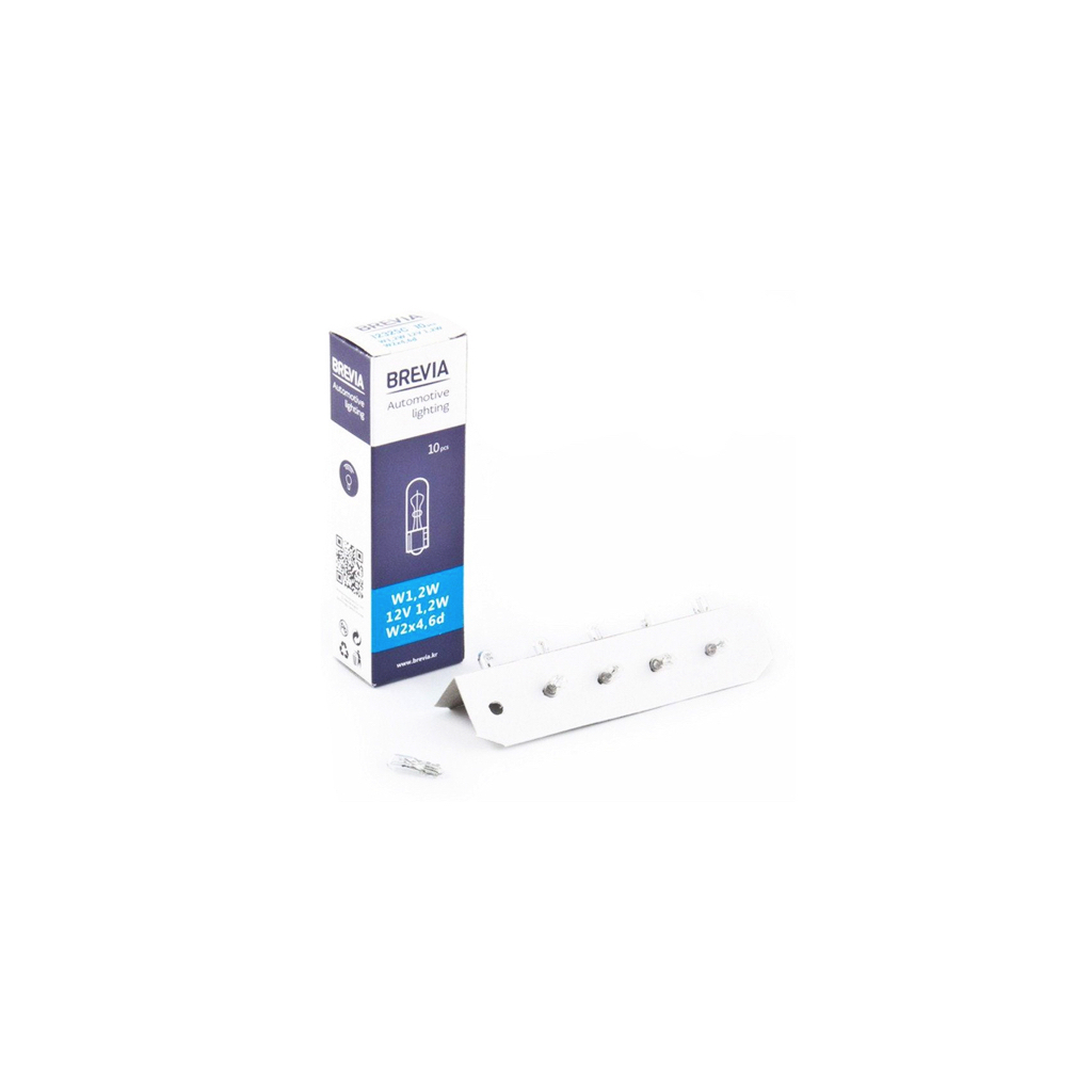 Автолампа Brevia W1.2W 12V 1.2W W2x4.6d CP (12325) - зображення 2