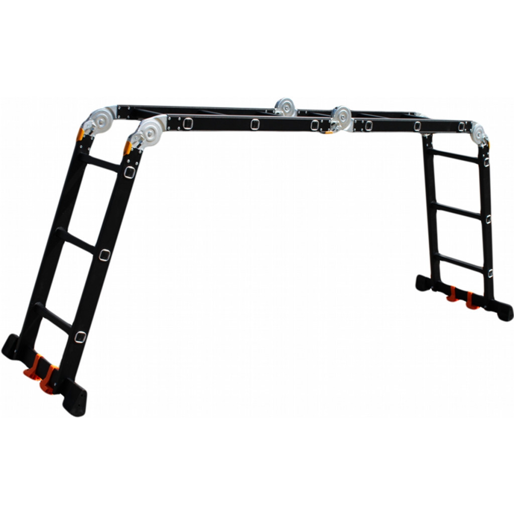 Драбина GTM трансформер 4*3сх. 0,9-3,55м (KMP403A) - зображення 2