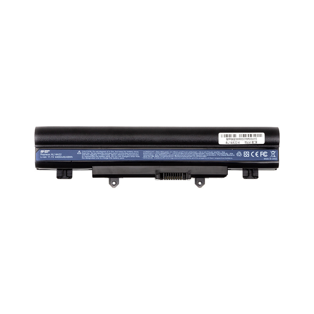 Акумулятор до ноутбука PowerPlant ACER Aspire E 15 Touch (AL14A32) 11.1V 4400mAh (NB410682) - зображення 1
