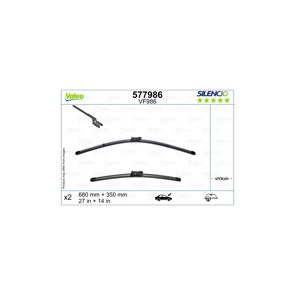Щітка склоочисника Valeo 577986 - зображення 1