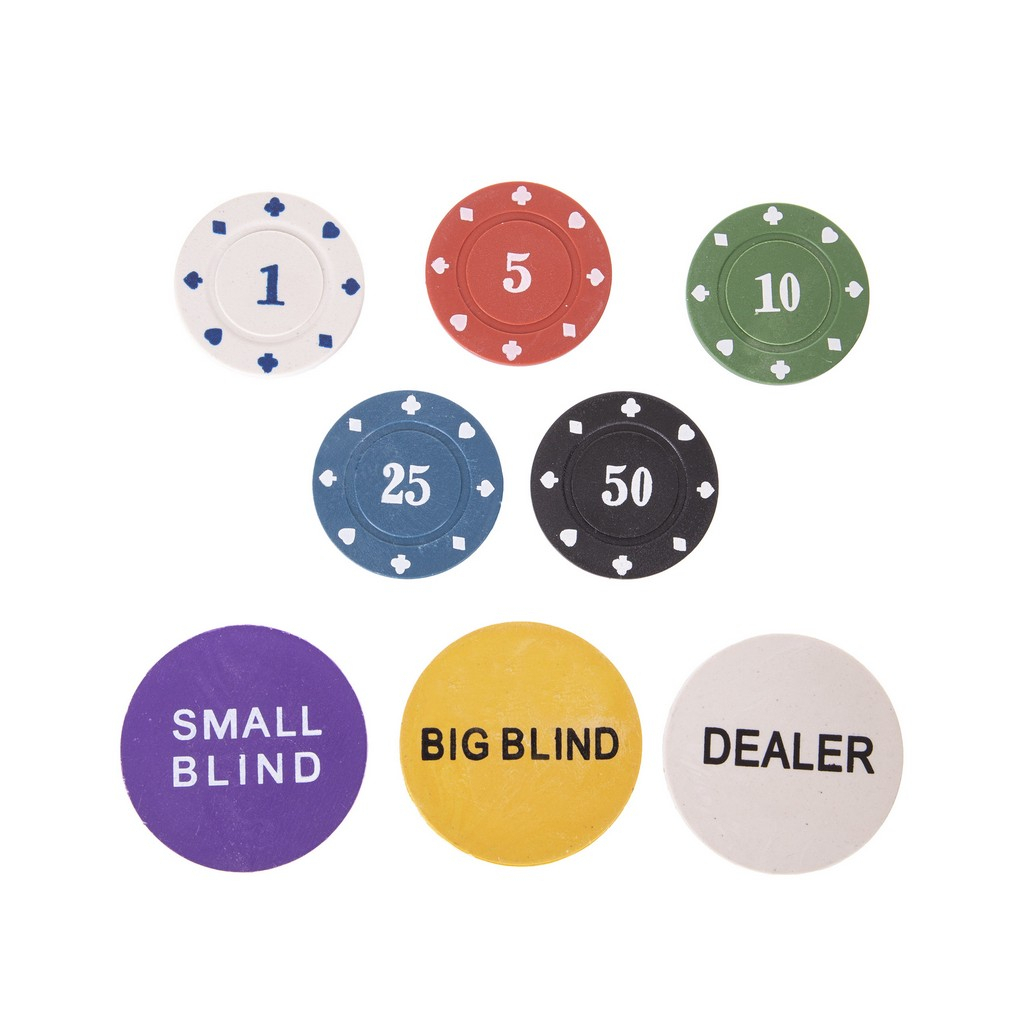 Настільна гра Johnshen Sports Покерний набір на 200 фішок з номіналом + сукно (бляшана коробка) (IG-1104215) - зображення 4