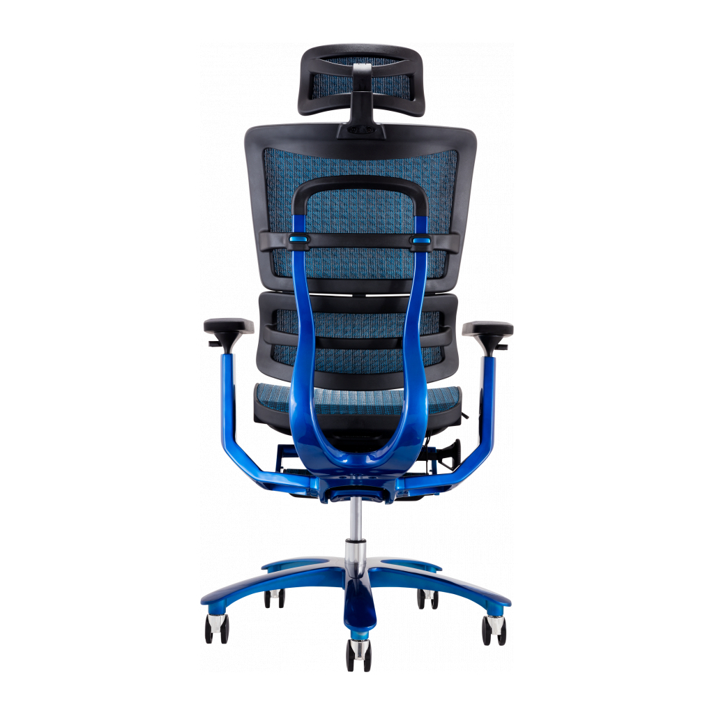 Офісне крісло GT Racer X-815L Black/Blue (W-85) - зображення 5