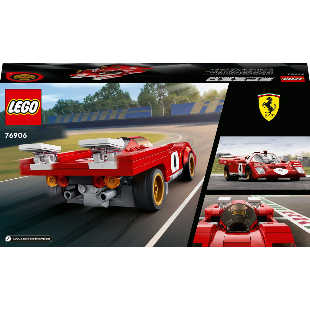 Конструктор LEGO Speed Champions 1970 Ferrari 512 M 291 деталь (76906) - зображення 10