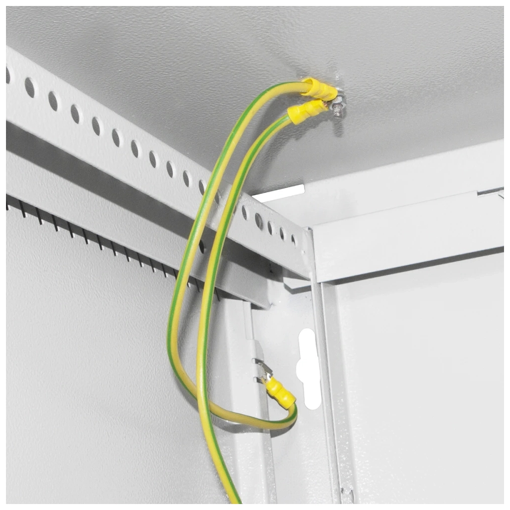 Шафа настінна Ipcom 4U, 600*350, RAL7035 (СН-4U-060х035-ДС-7035) - зображення 3