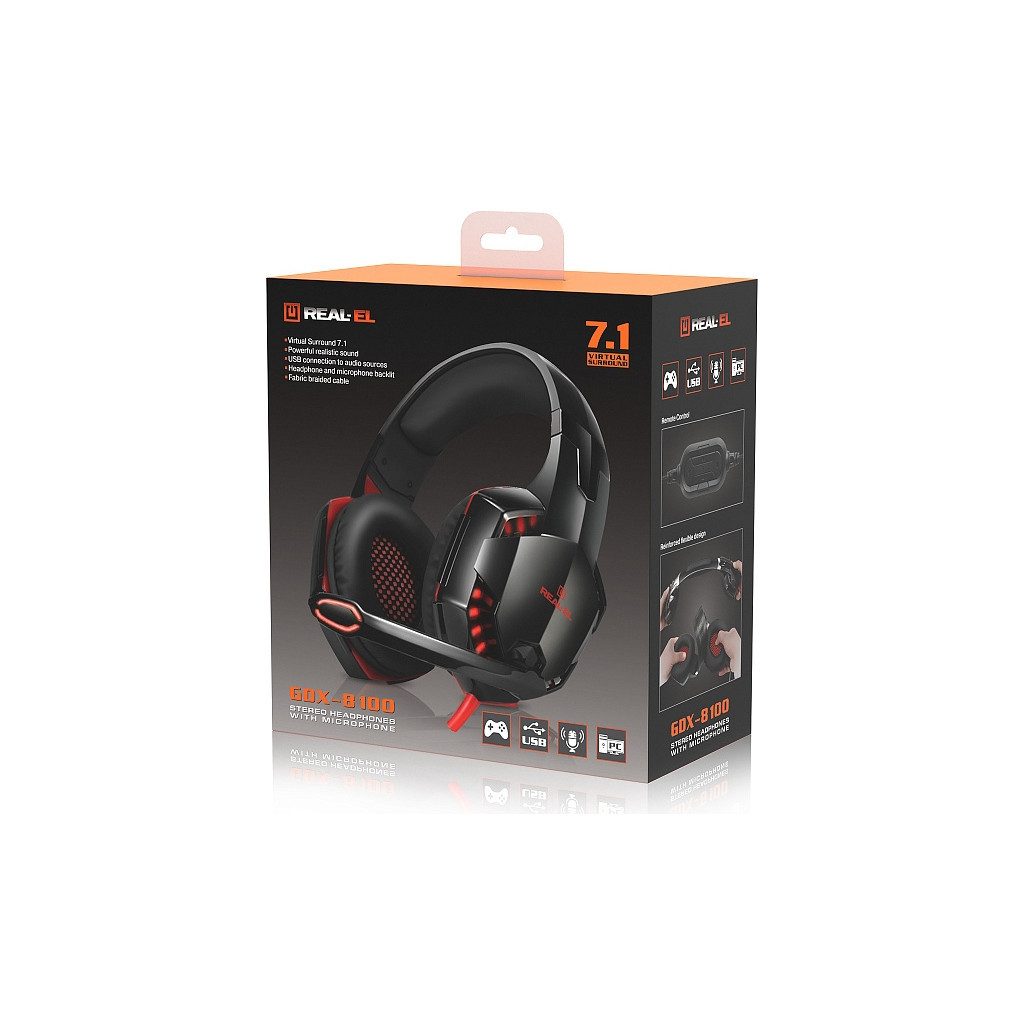 Навушники REAL-EL GDX-8100 (EL124100055) - зображення 11