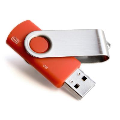 USB флеш накопичувач Goodram 8GB Twister Red USB 2.0 (PD8GH2GRTSBR) - зображення 1
